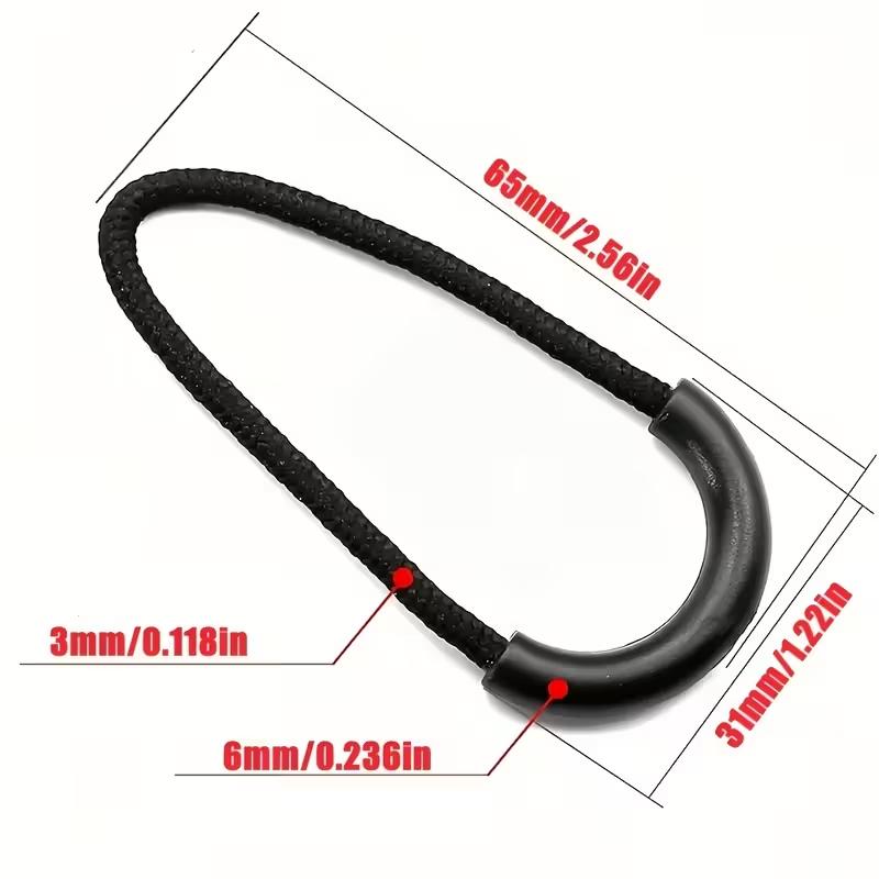 10 ks TPU šňůrka na zip Smíšená barva Hlavice zipu Tahák Tahák Koncovka lana Štítek Fixátor Zipová šňůrka pro oděvní tašky Příslušenství