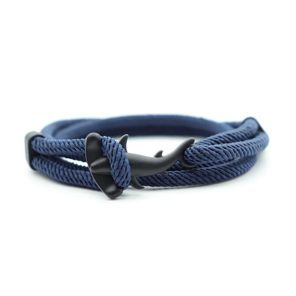Ocean Animal Shark Bracelet Homme Female Multi-layer Adjustable Charm Braslet Camping Jewelry Beach Accessories Gift For Lovers