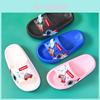 Adorable Cartoon Kids Slippers For Boys And Girls Breathable Non-slip Indoor Footwear In White Blue Pink And Black Available In Various Sizes