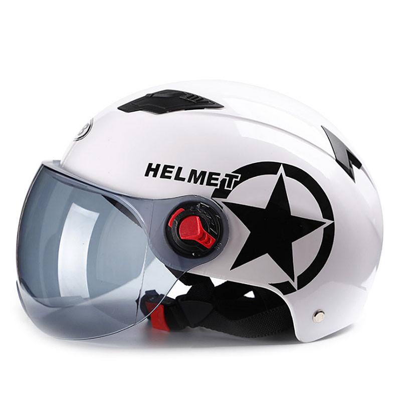 Scooter Bike Open Face Half Baseball Cap Anti-UV Safety Hard Hat Motocross Helmet Safety Motorcycle Helmet Multiple Color