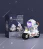 Mekensm M5-M6 Astronaut Train Building Blocks - Luminous Micro Particle Model for Students & Adults