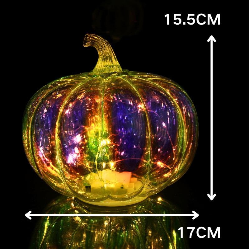 Starry Night Pumpkin LED Light Pumpkin Lantern Home Room Decoration sculpture Halloween Pumpkin Lamp festive decor ornament