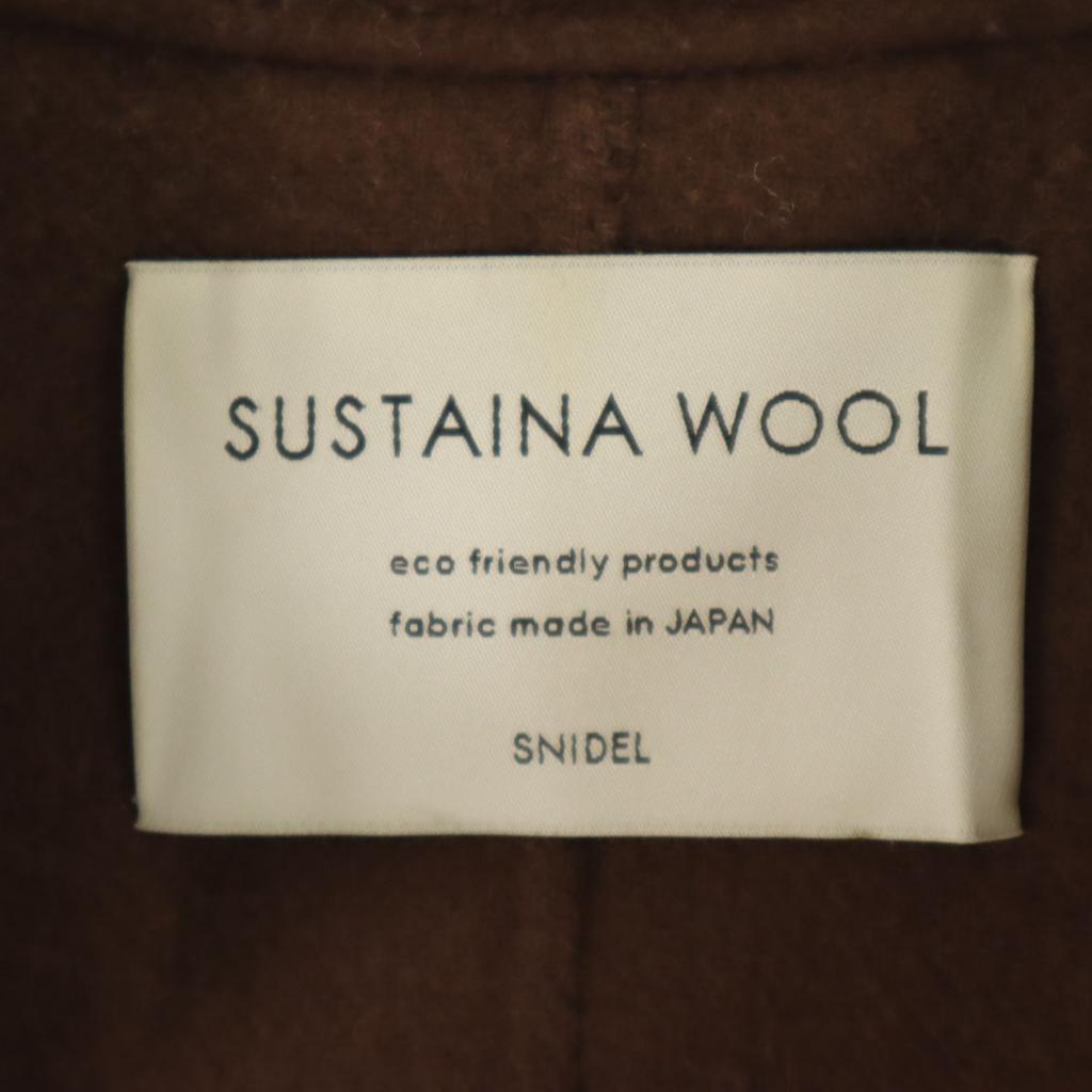 SNIDEL River Cape coat 1 Brown Women Used