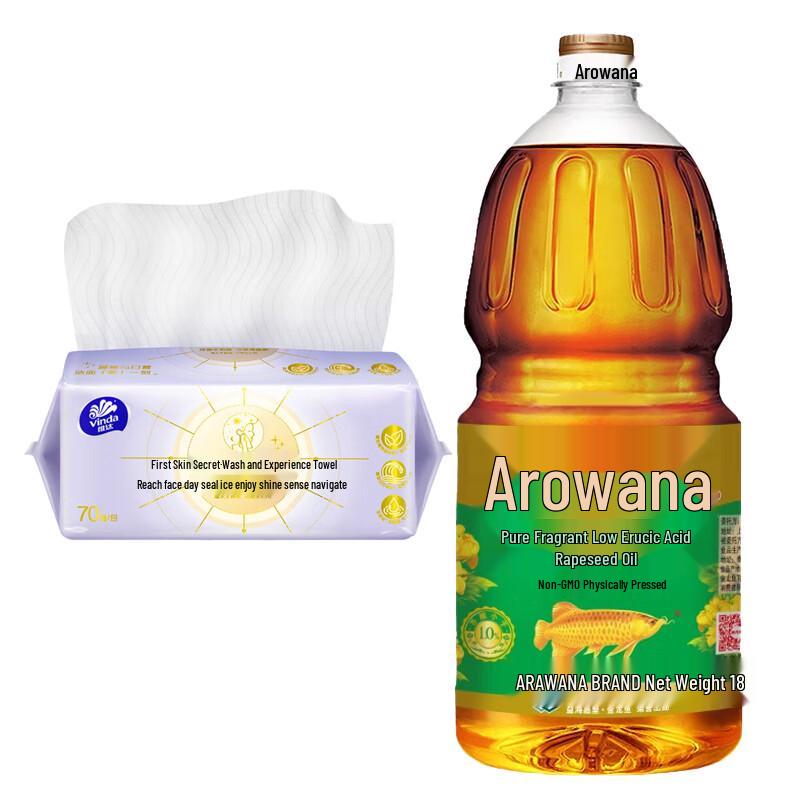 Arowana Rapeseed Oil & Facial Towel Set