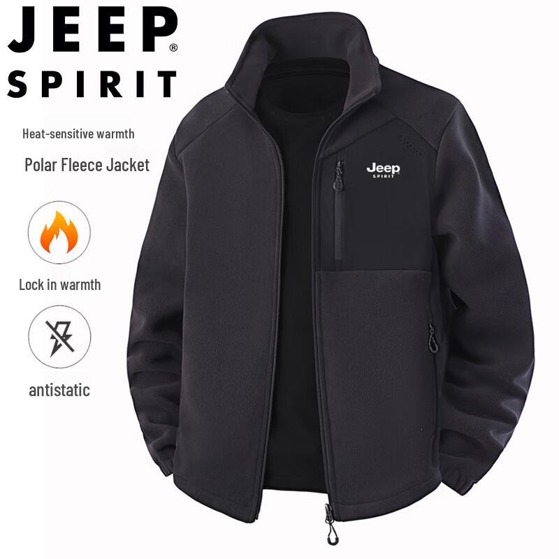 Мужская флисовая куртка JEEP SPIRIT со стойкой XL