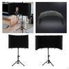 Microphone Isolation Adjustable Tripod Sound Wind Acoustic Filter Vocal for Condenser Mic