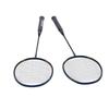 2 Player Badminton Racquets Set Lightweight Carbon Composite Double Rackets for Adults