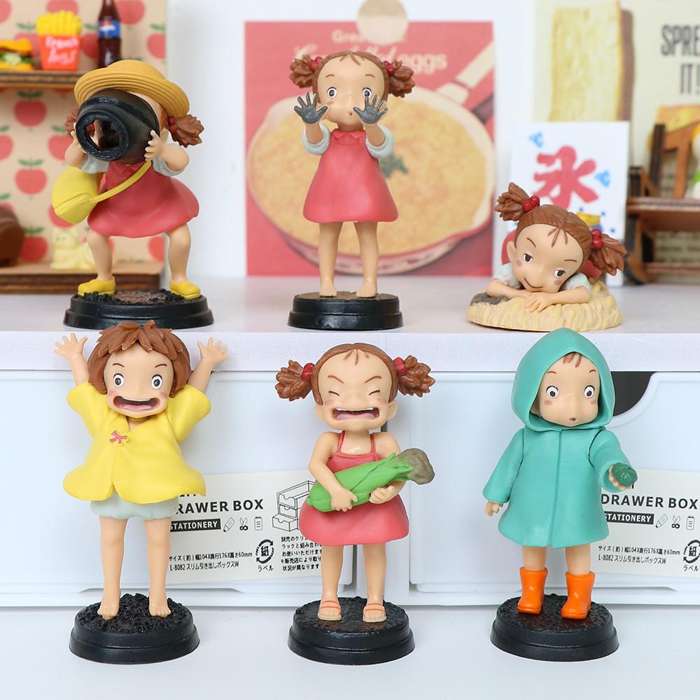 Entzückendes Ponyo und Sosuke Niedliches Figurenset Sammlerstück PVC Schreibtischdeko Geschenk für Frauen
