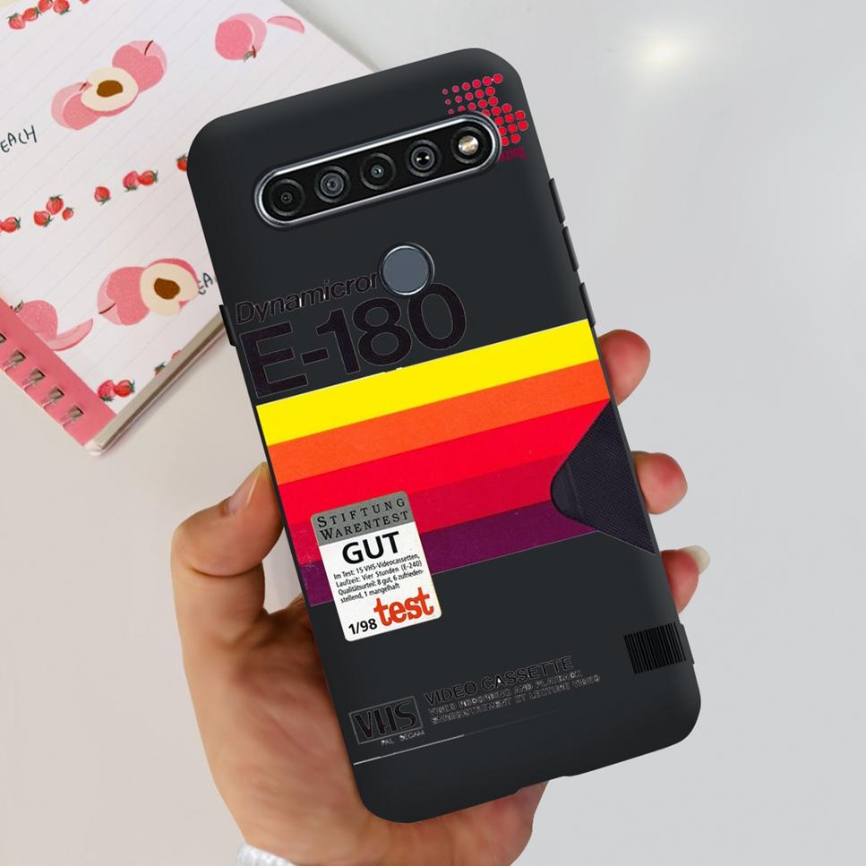For LG K41S K 41S Case 2020 Black Silicone Cute Fashion Flower Shockproof Bumper For LGK41S LM-K410 Phone Back Cover 6.55" Funda