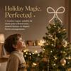 Looped Shape Christmas Tree Charm Spiral-style Xmas Ornament Funny Tree Topper Decor  Holiday