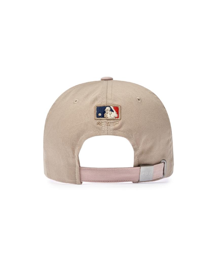 Emelbi Q-Fit Color Block Unstructured Ball Cap Ny (Mg.Sand)