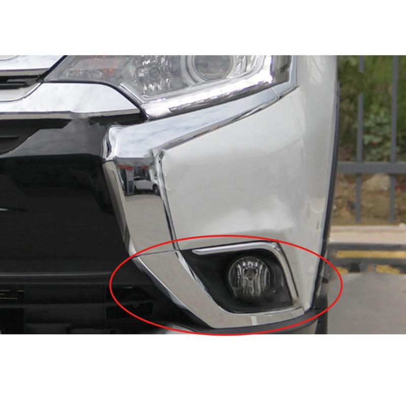 6407A143 Car Front Left Lower Chrome Bumper Cover Molding Trim Fit for Mitsubishi Outlander  2018 2017 2016