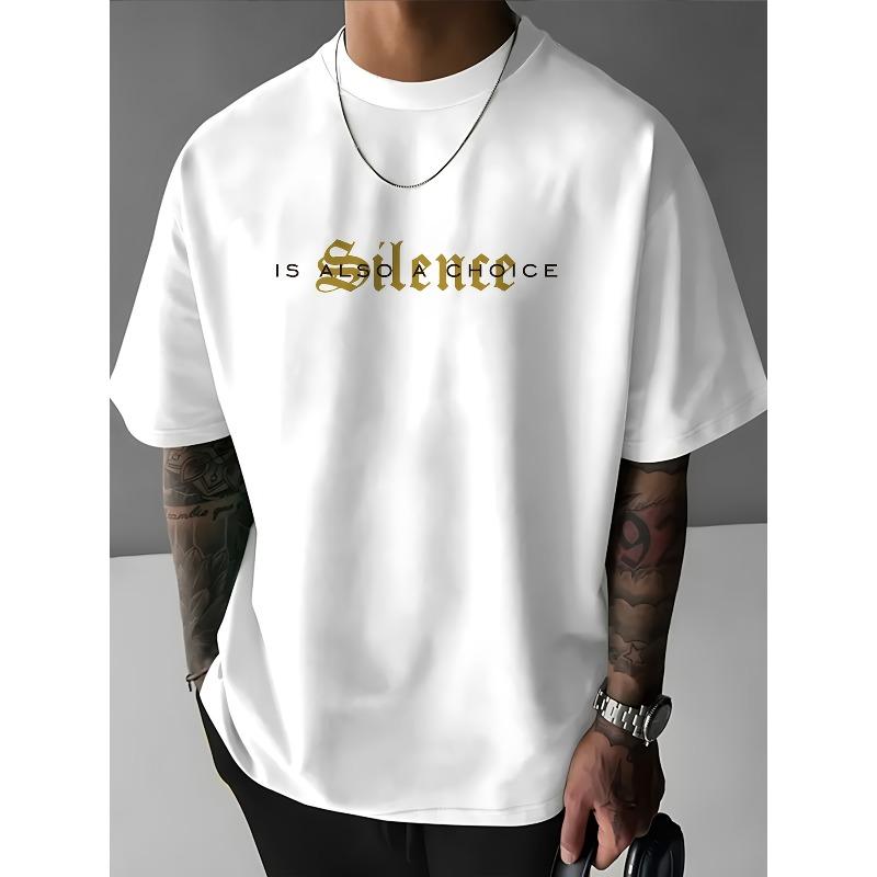 European Sizes Men'S Fashion Print Casual Short-Sleeve T-Shirt for  Summer, Comfortable Round-Neck T-Shirt, Plus Size