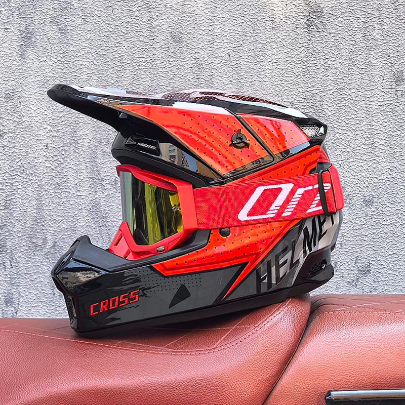 ORZ Full-Face Helmet for Off-Road, Electric Scooters, Mountain Biking, and Street Riding