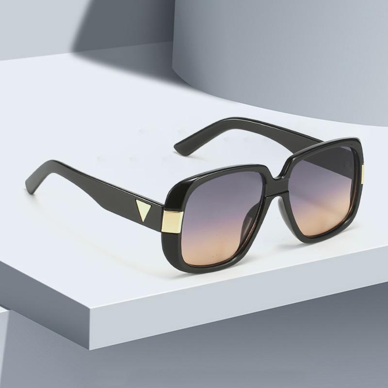 Retro Square Frame Sunglasses For Women Artistic Youth Accessories Daily Commuting Versatile Trendy Women'S Glasses