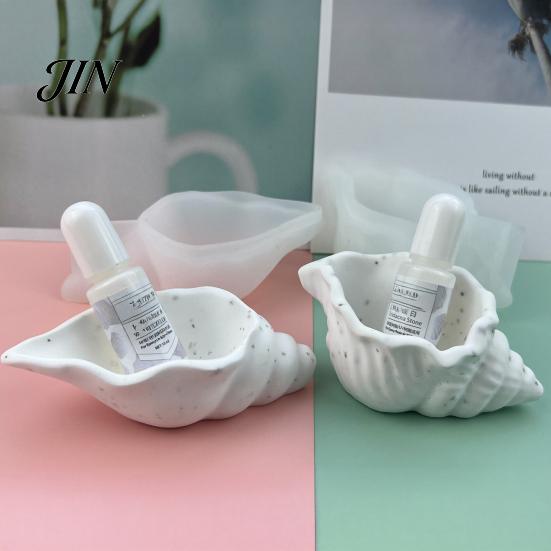 Coastal Decor Mold Conch Seashell Silicone Mold, 3D Sea Shell Candle Soap for Plaster Resin Casting Epoxy, Easy Demold Flexible Molds Jewelry