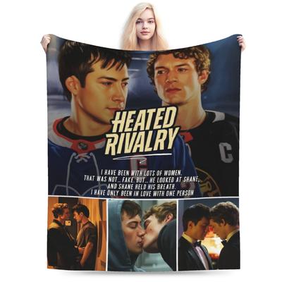 Heated Rivalry Ilya And Shane Blankets Velvet Printed  Portable Soft Throw Blankets for Sofa Car Bedspreads