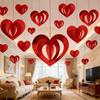 DIY Sequins Hanging Foil Curtains Hollow Heart Sequin Rain Curtain  Engagement Wedding