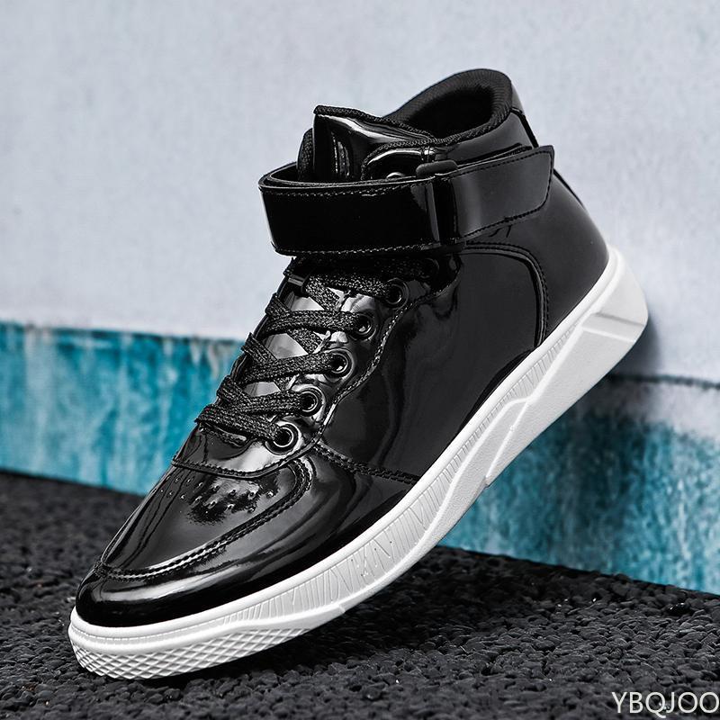 Luxusní Lesklé Zlaté Pánské Ležérní Boty Vysoké Tenisky Designérské Flitry Unisex Kožené Pánské Tenisky Třpytivé Boty Zapatilla Hombre