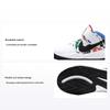 Team Hustle D9 PS Allover Logo - White Kids Sneakers Hyper-Royal University-Red Black CW5816-100