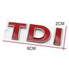 3D Metal TDI Letters Emblem Badge Sticker Decals for Golf 4 5 6 7 JETTA PASSAT MK2 MK4 MK5 MK6 MK7