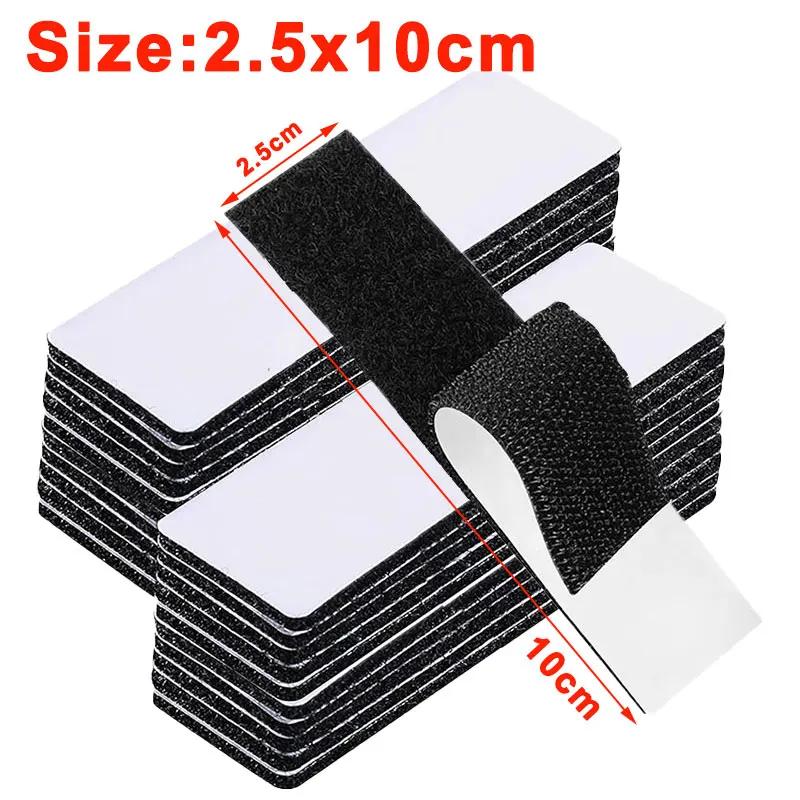 16/20/30/50mm Hook and Loop Strips Strong Back Adhesive Fastener Mounting Tape Sticky Dot for Carpet Anti Slip Pad Fixed 5-30Set