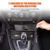 For BMW 6 Series E63 E64 2004-2009 Soft Carbon Fibre Car Center Console Cigarette Lighter Frame Panel Trim Sticker Accessories