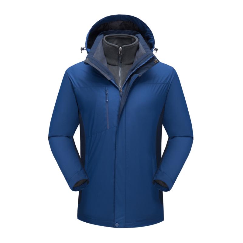 Three-in-One Detachable Softshell Jacket: Waterproof, Warm & Windproof