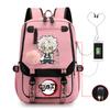 Demon slayer ghost extermination column student schoolbag junior high school student primary school student middle school student backpack
