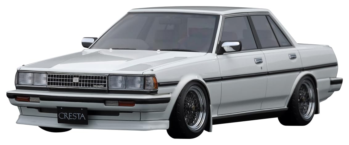 

модель зажигания масштаб Toyota CRESTA Super Lucent TWINCAM24 Белый с колесами типа SSR Mesh Готовая модель TK.Company 1/18 (GX71) 16-дюймовый (Полированный &