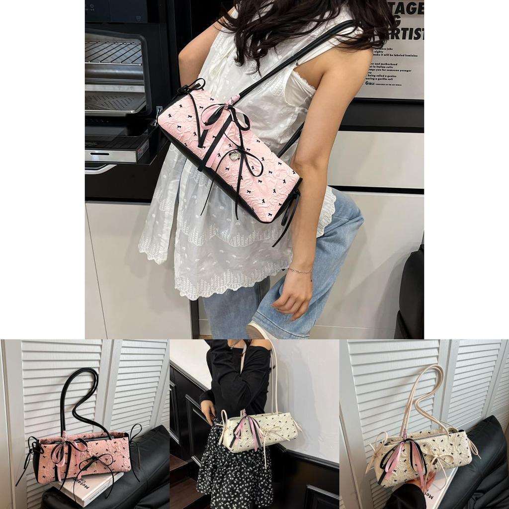 Boxford Cloth Girl Shoulder Bag With Bow For Summer Casual Daily Use