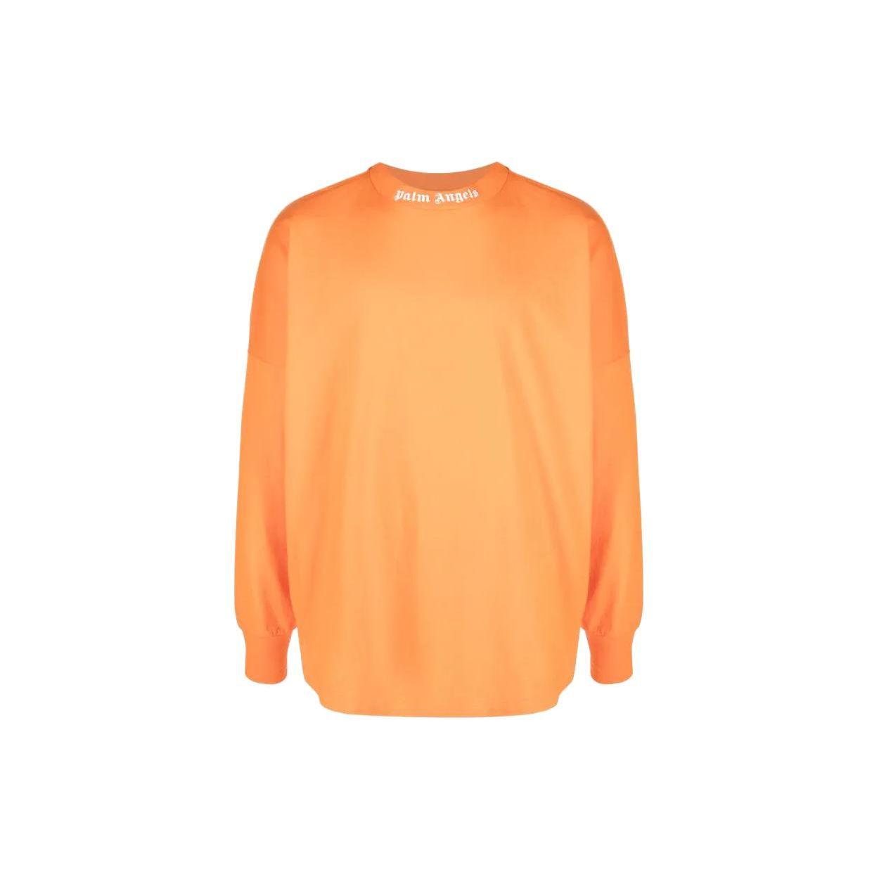 

Футболка с длинными рукавами Palm Angels Classic Logo Over Orange/White для мужчин PMAB001S22JER0032001 XL