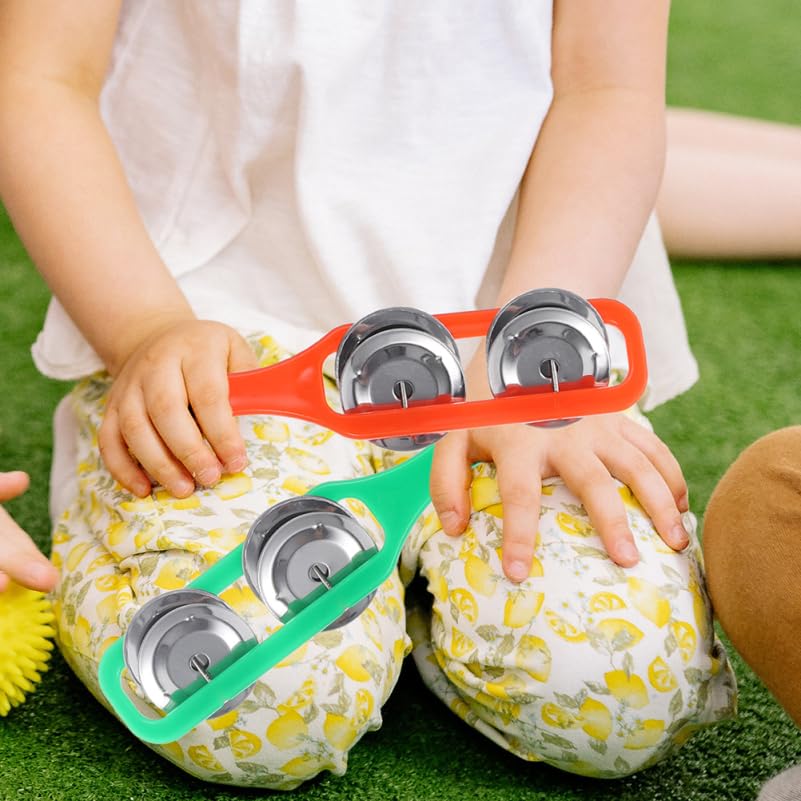 STOBOK Sleigh Bells, 12-Piece Hand Bell Set for Kids, Perfect for Parties, Performances, Daycare, Music Classes, Events, and as a Gift