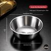 Korean Stainless Steel Gold Rice Wine Bowl with Handle