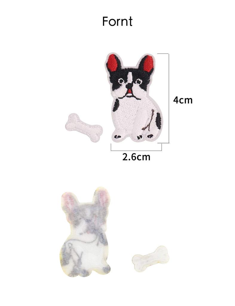 Pin Badge Gift Fashion Idea U-PICK Embroidered Fabric Needle (Large Bone D)