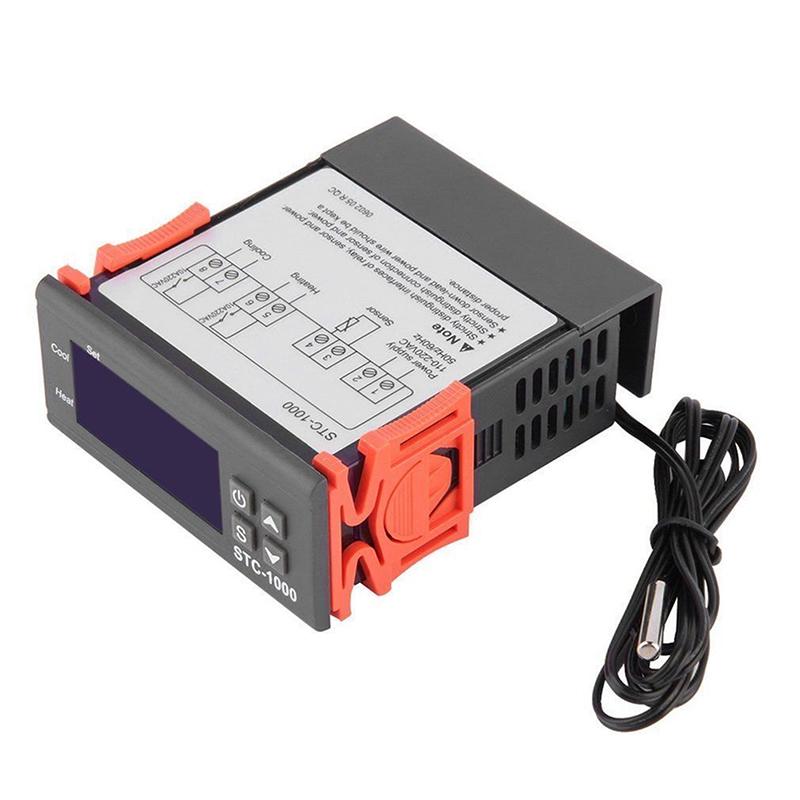 12V/24V/110V/220V Stc-1000 Digital Temperature Controller Thermostat W/Ntc