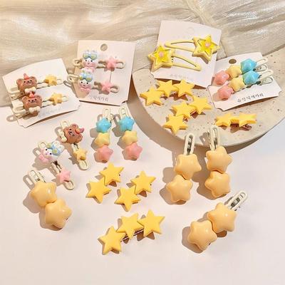Fairy Y2K Hair Clip Sweet Banger Clip Cute Star Hair Clip  for Girls