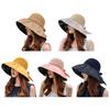 Skin Harmful UV With Anti Ultraviolet Sun Hat With Large Brim On Both Sides In Summer Breathable Sun Hat Bucket Hat
