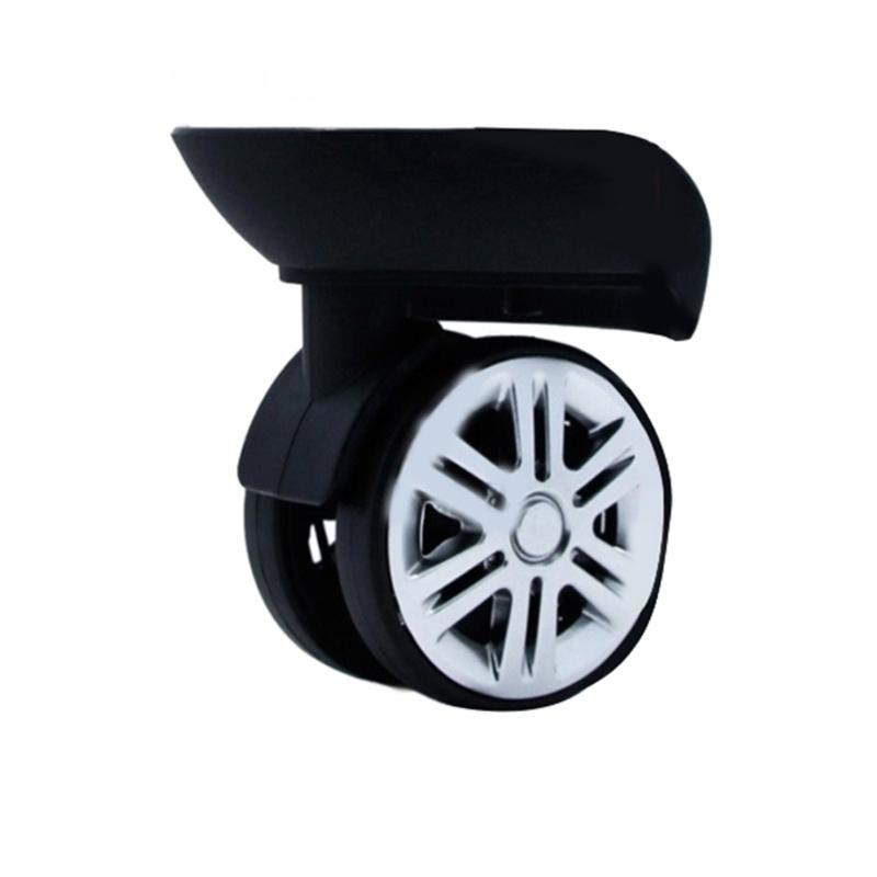 Trolley Casters Mute 360 Degree Swivel Suitcase Rubber Wheels 60x12mm 4pcs/Set
