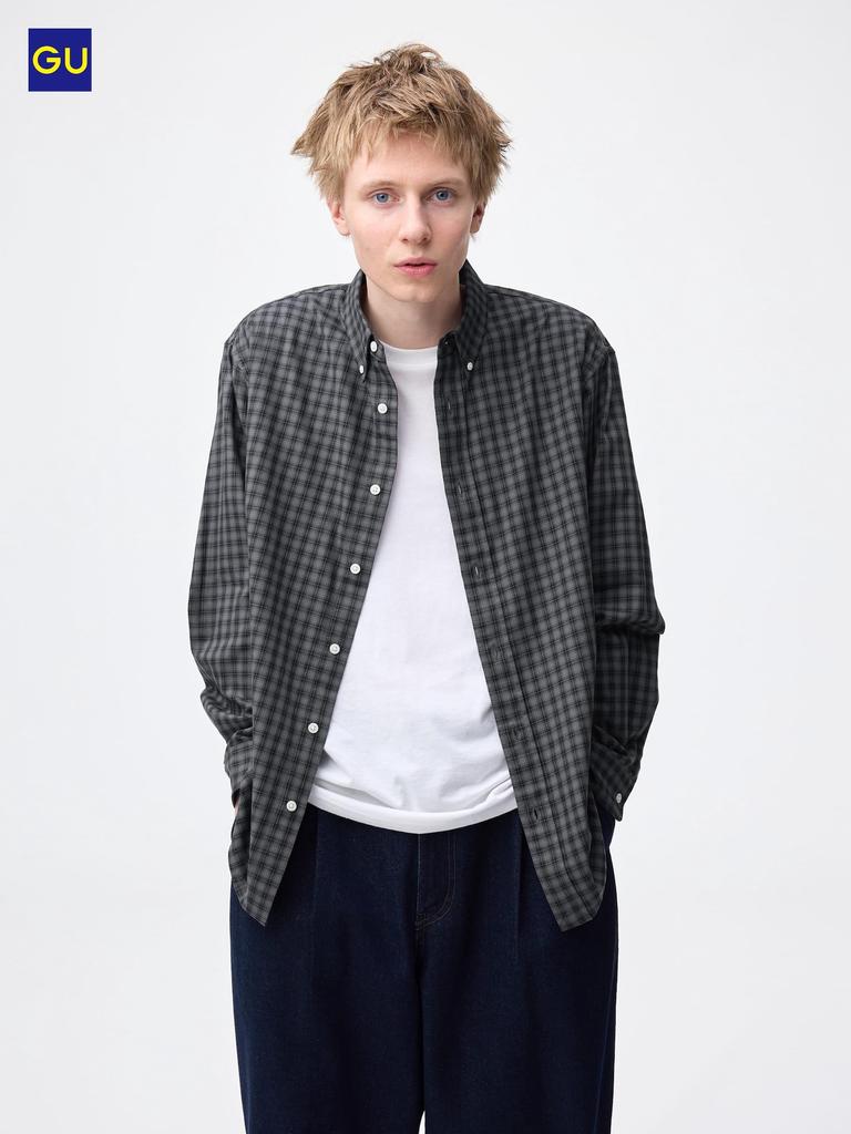 Uniqlo Gu Cotton Check Shirt