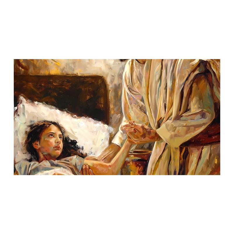 

Иисус - целитель, декоративная картина, настенное искусство, настенный декор, картина, печать на холсте, христианский постер, картина, украшение для дома, гостиной, спальни 20x30cm