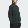 Adidas Wuji Warm Knit Half-Zip Sweatshirt Men Tops Dark-Green IX4297