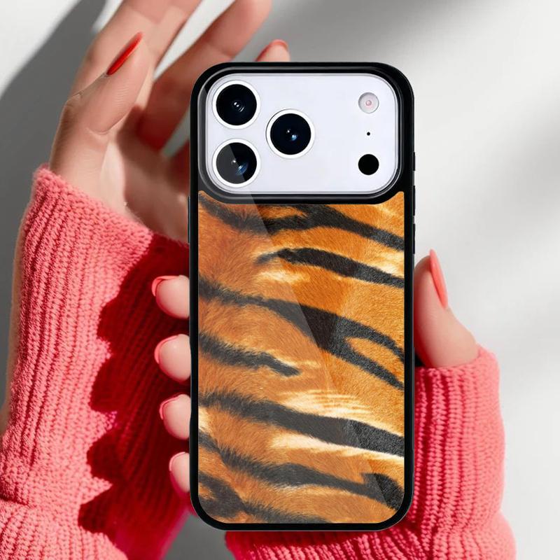 

Tiger Zebra Leopard Phone Case for iPhone 17 Air 16e 15 14 13 Pro Max Back Cover for 12 11 Pro Coque iPhone 16 Plus