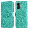 For TECNO Pop 10/Infinix Smart 10 Case Sunflower Imprint Leather Wallet Phone Cover