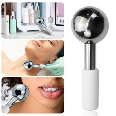 Stainless Steel Ice Roller Reduce Fine Lines Puffiness Fatigue Comfortable Design Beauty Ice Ball for Youthful Skin