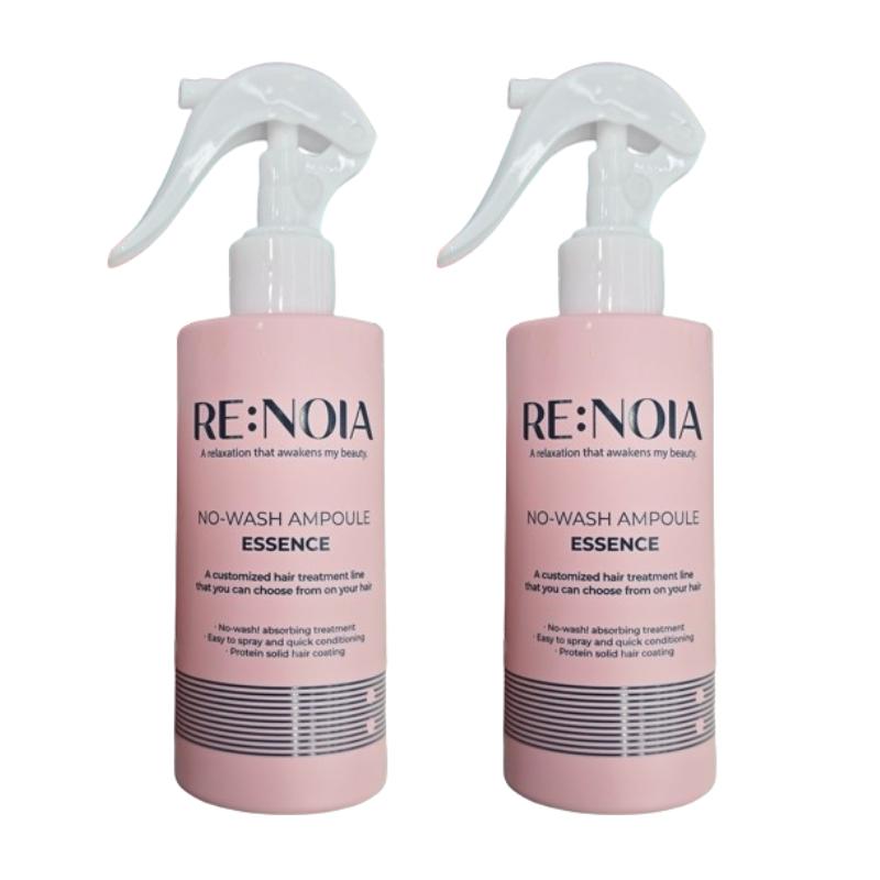 RE:NOIA No-Wash Ampoule Essence 200ml – Leave-In Hair Treatment, Protein & Amino Acid Care, Gloss Coating, Blooming Floral Perfume