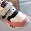 New Fall/Winter Cotton-Padded Kids' Sneakers – Classic Color-Block Design, Warm Versatile Running Shoes for Children