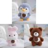 Plush Bunny Keychain With Soft Pp Cotton Filling For Kids And Collectors