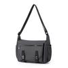 Unisex Nylon Crossbody Bag Multi Pocket Casual Shoulder Handbag for Travel Work