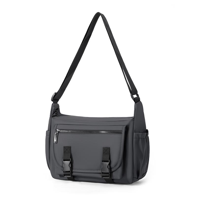 Unisex Nylon Crossbody Bag Multi Pocket Casual Shoulder Handbag for Travel Work